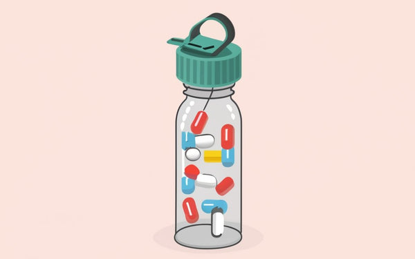 Properly Using a Water Bottle with Pill Holder – Encompass RL