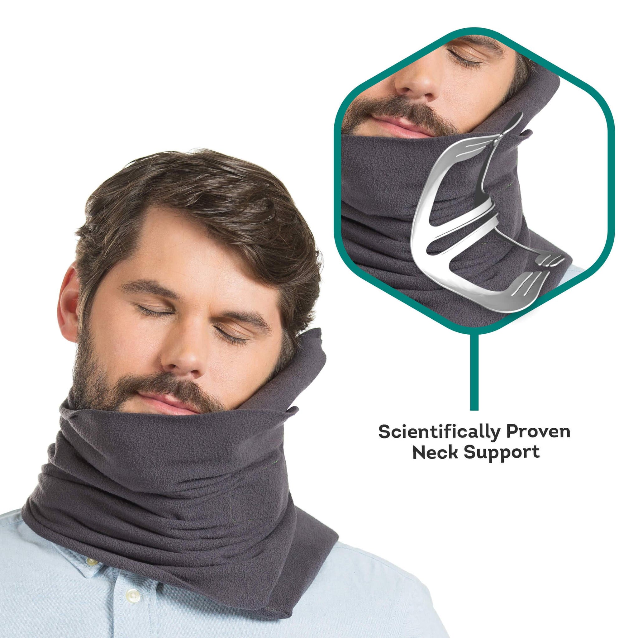 trtl slim neck support travel pillows
