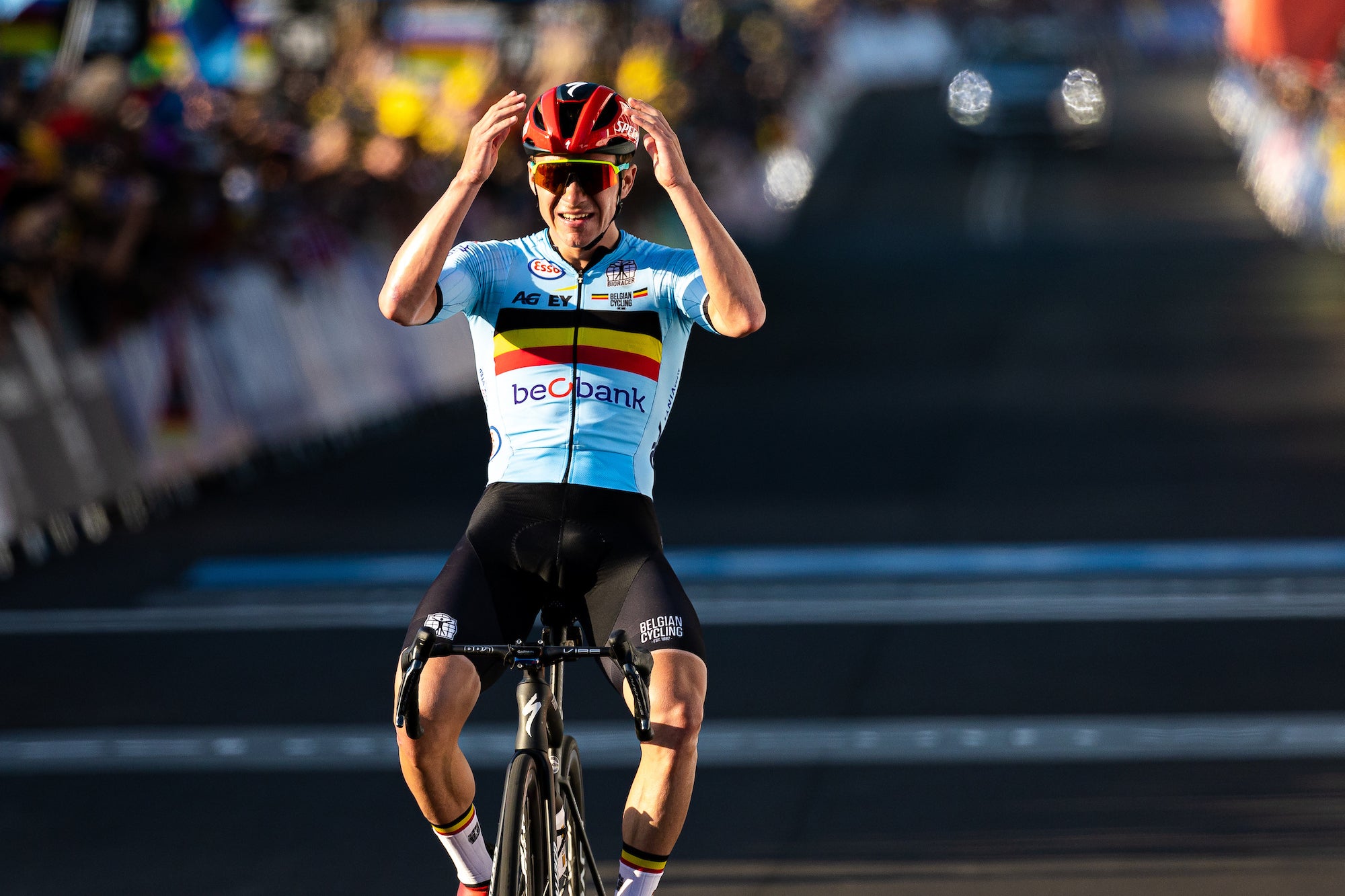 Remco Evenepoel at the UCI World Championships 2022