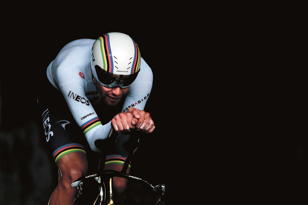 Ganna powers to cycling world one-hour record