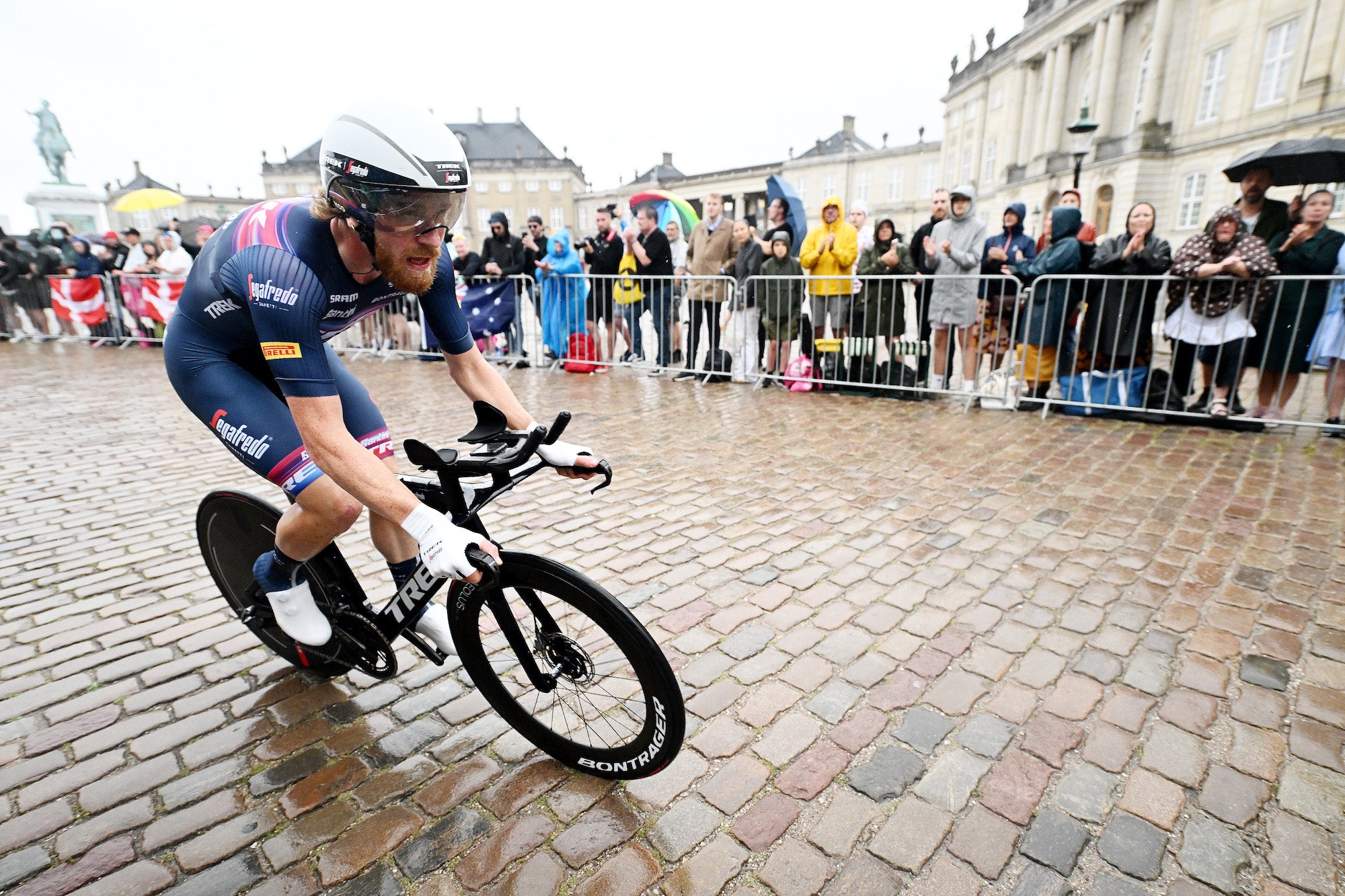 Quinn Simmons on stage one of the 2022 Tour de France