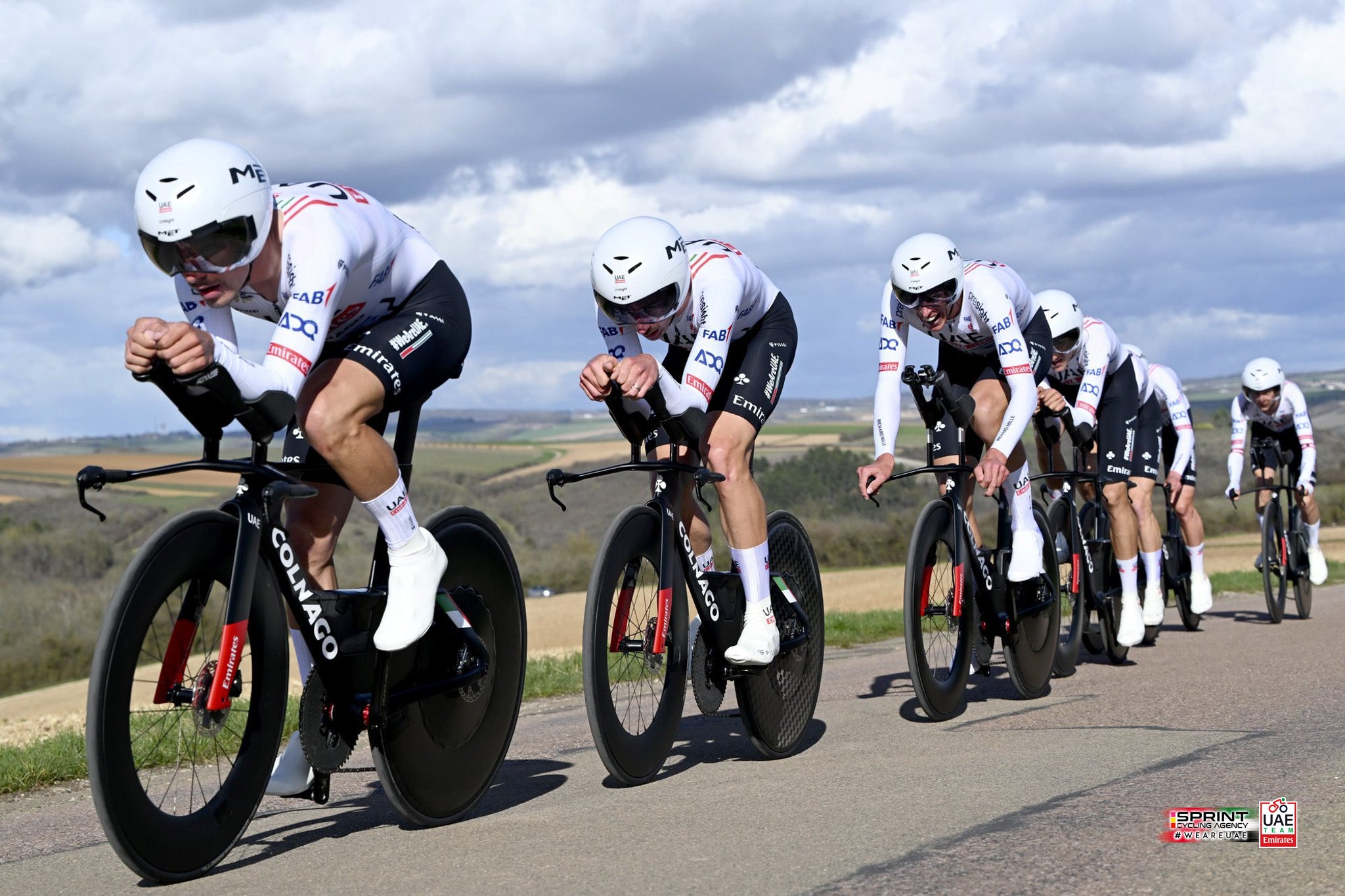 UAE Team Emirates in the Paris-Nice TTT