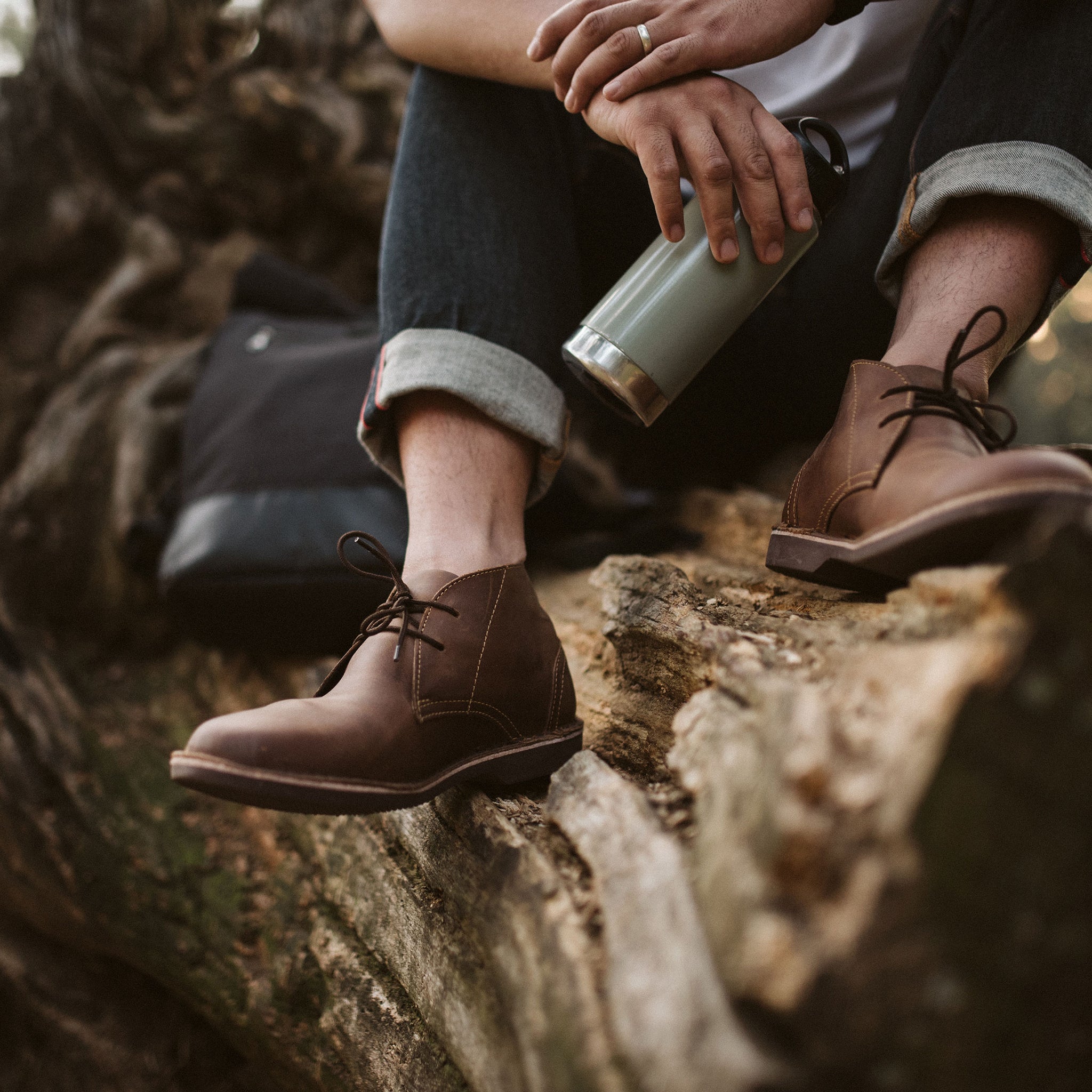 VELDSKOEN CHUKKA (BROWN SOLE)