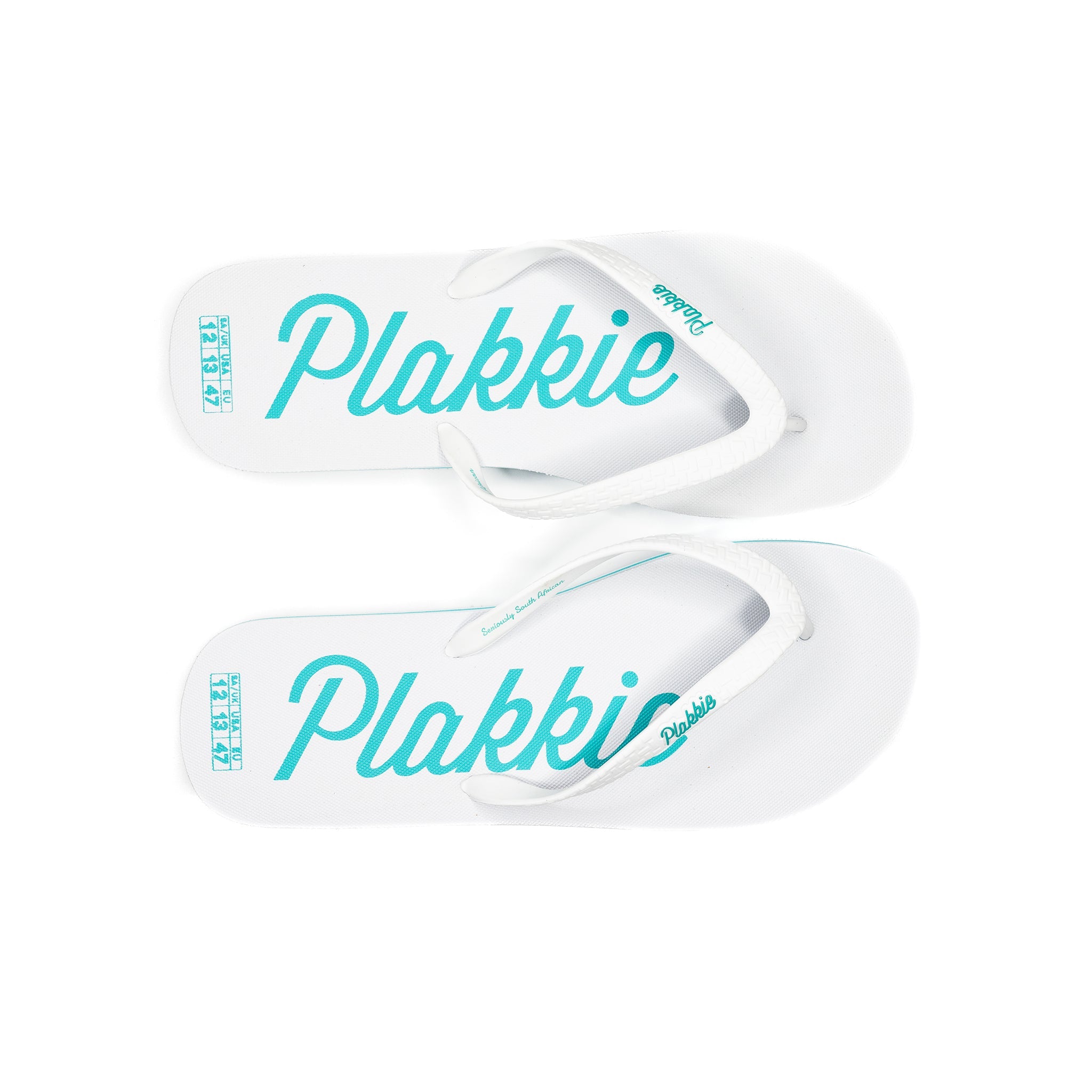 Plakkie Port Saint Johns (White and Mint)