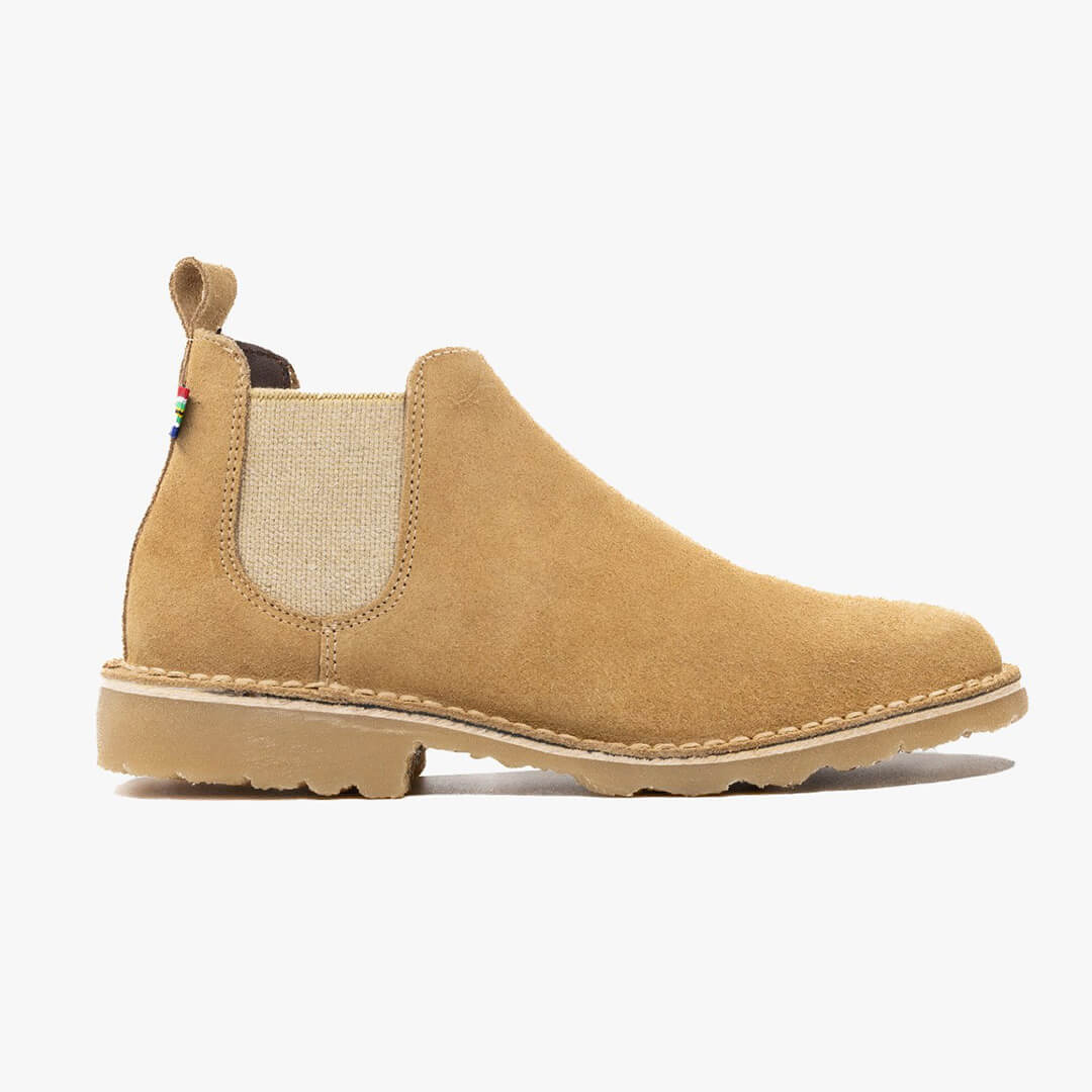 Womens Veldskoen Suede Leather Handcrafted Urban Chelsea Boots - - Shoes