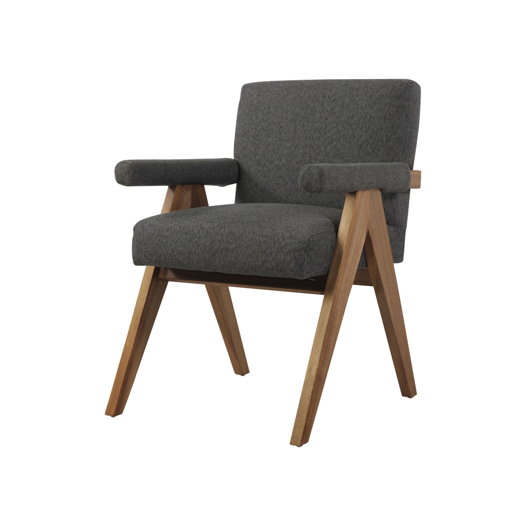 fl1324grey upholstered jeanneret armchair – stilnovousa