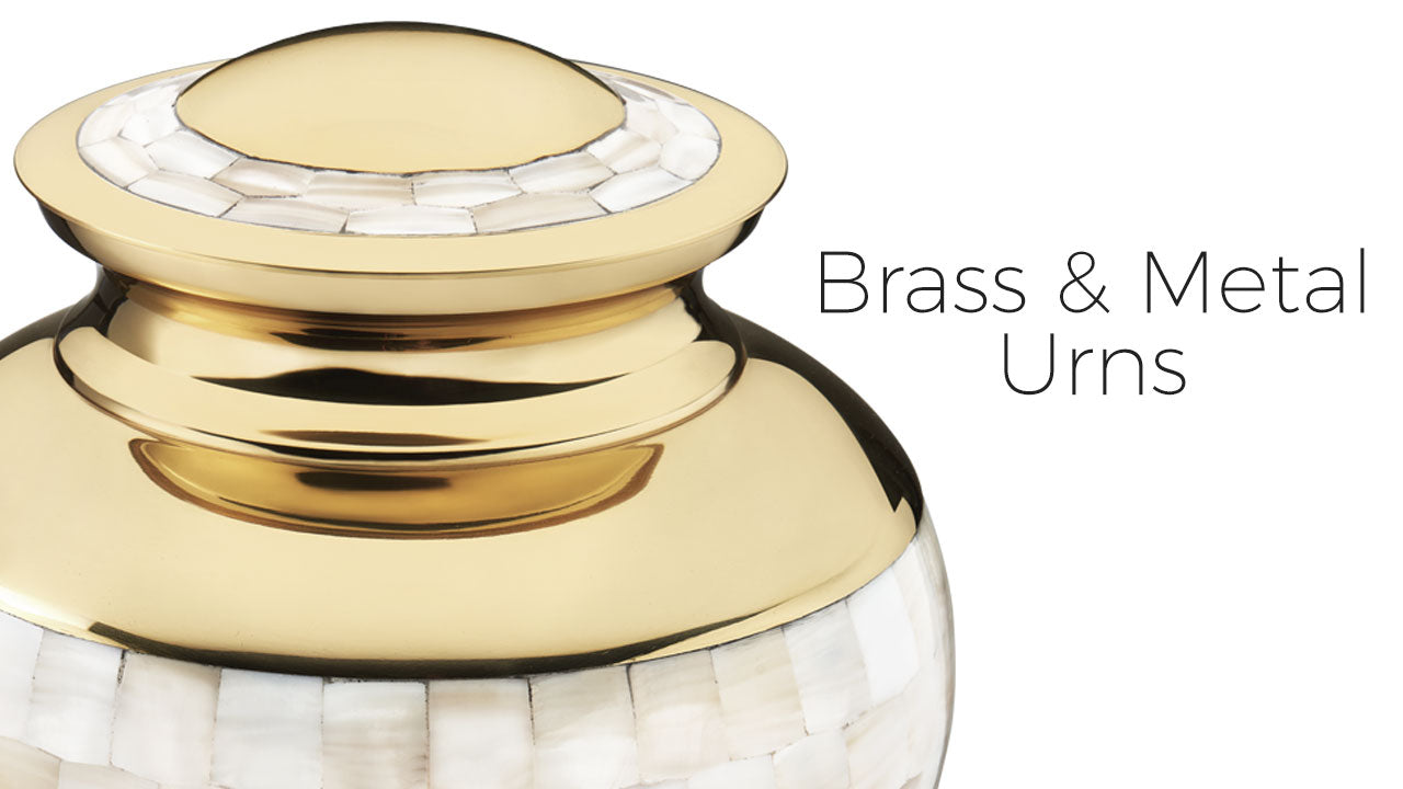 BRASS AND METAL URNS