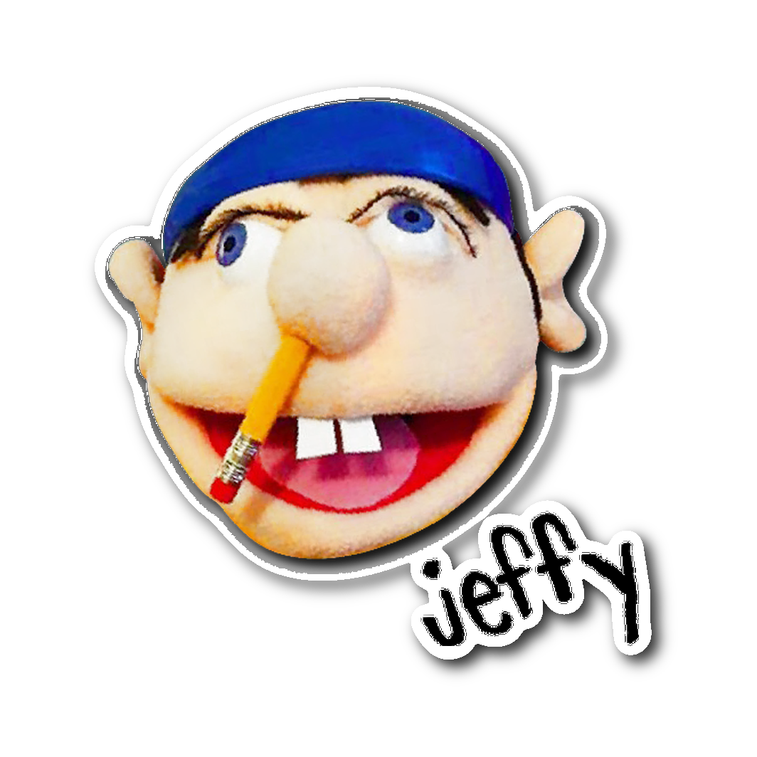 Jeffy Sticker (v.2) – Super Mario Logan1064 x 1064