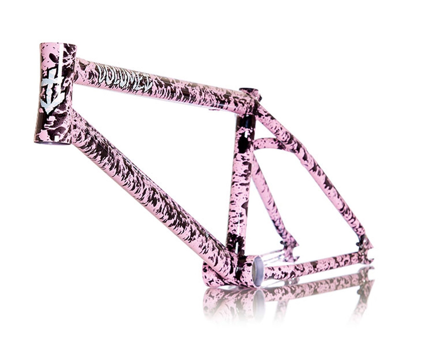 pink bmx frame