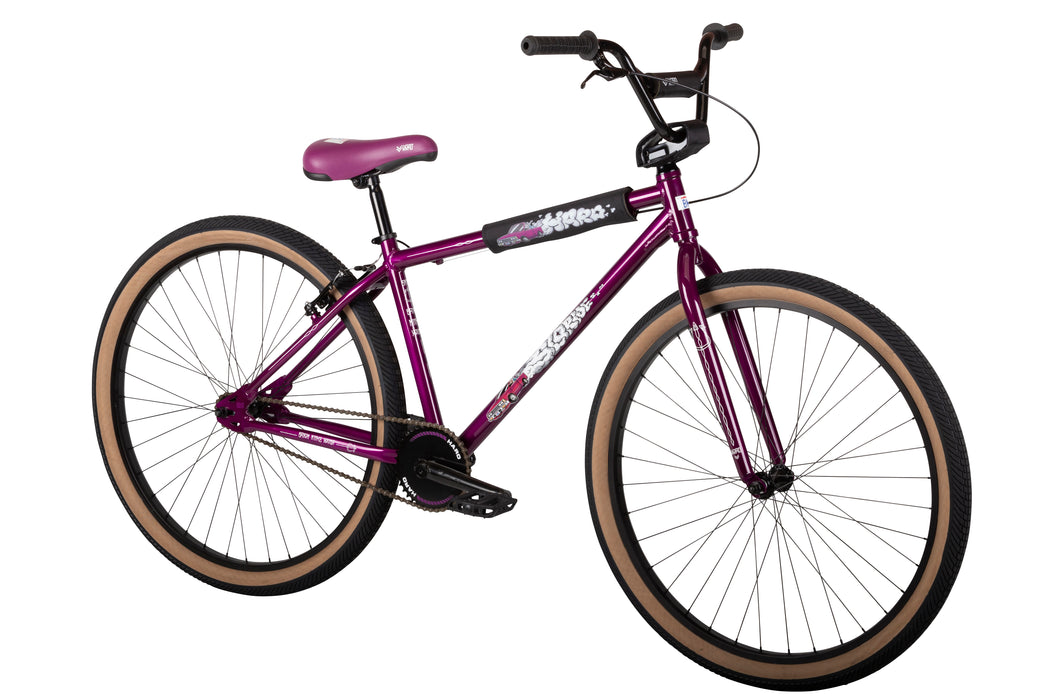 haro purple bmx bike