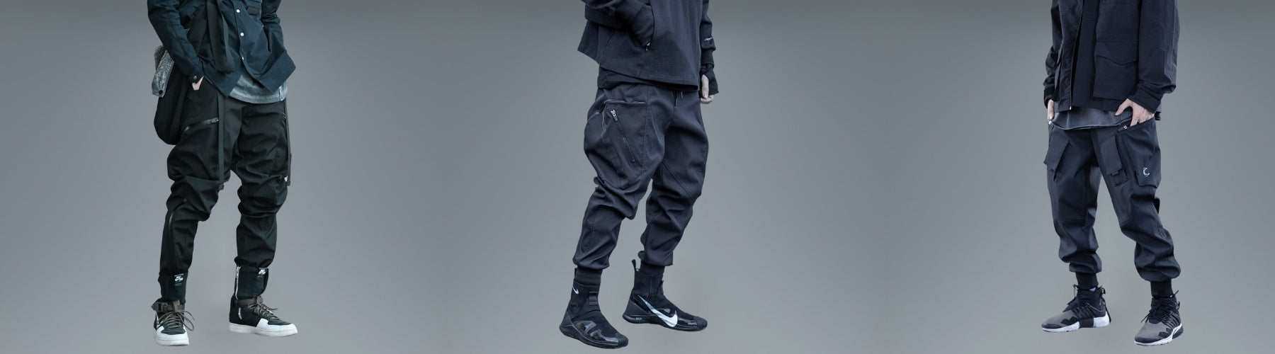 Techwear Street Goth Pants