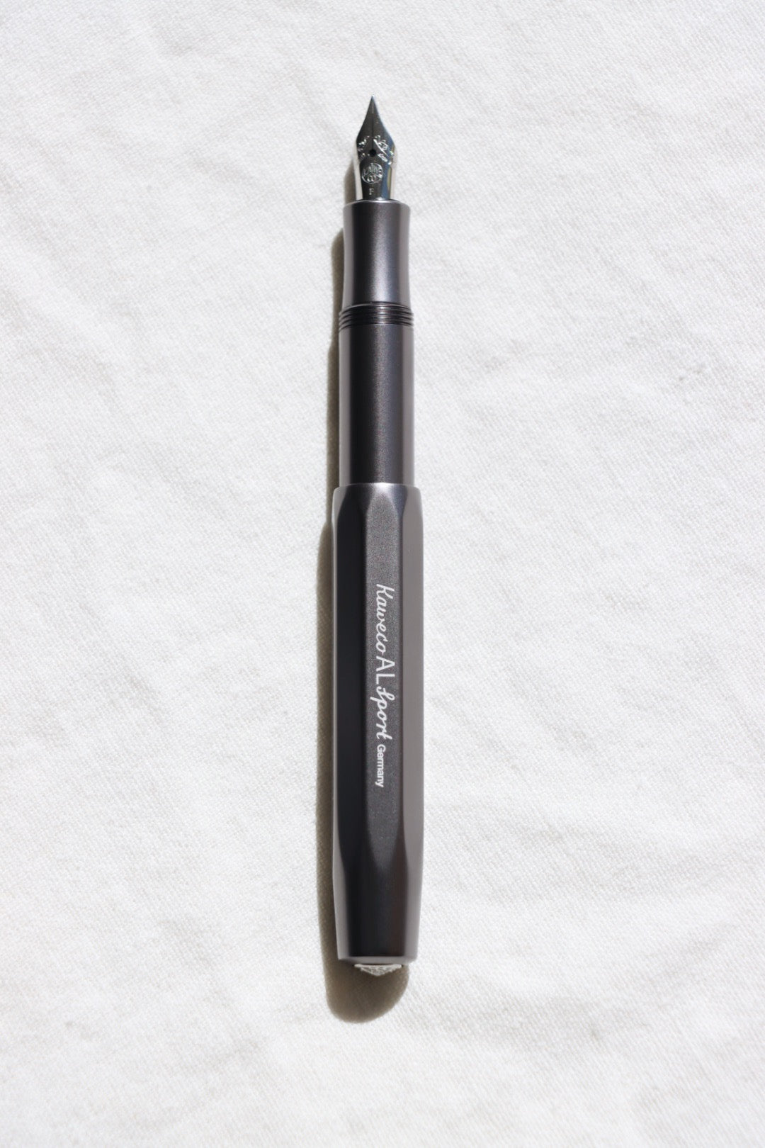 Kaweco AL Sport Fountain Pen, Raw Aluminum – Genara