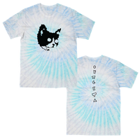 Meow T-shirt Blue Ice Tie Dye-apivisioscene