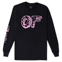 OF Graffiti Long Sleeve - Black-apivisioscene