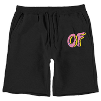 OF Classic Logo Fleece Shorts - Black-apivisioscene