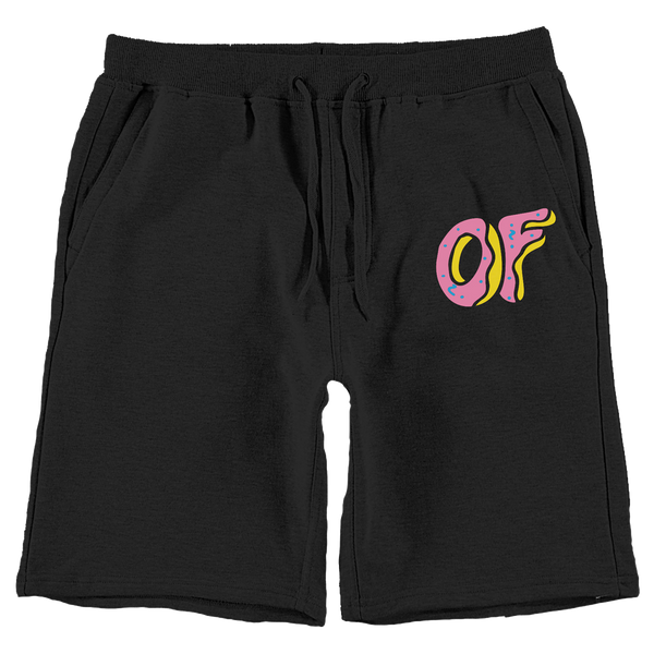 Of Classic Logo Fleece Shorts Black Odd Future Ofwgkta