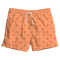 Donut Allover Swim Shorts - Orange-apivisioscene