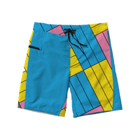 Multi Colorblock Board Shorts-apivisioscene
