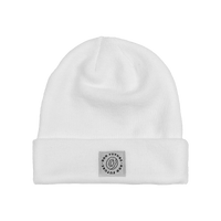 DONUT PATCH WHITE CUFF BEANIE-apivisioscene