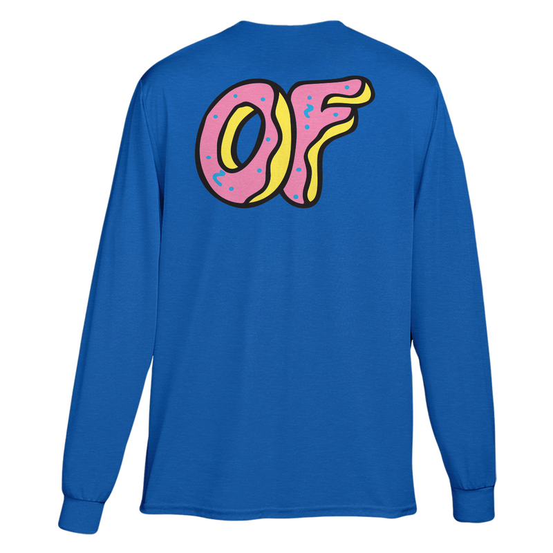 odd future allover donut hoodie blue