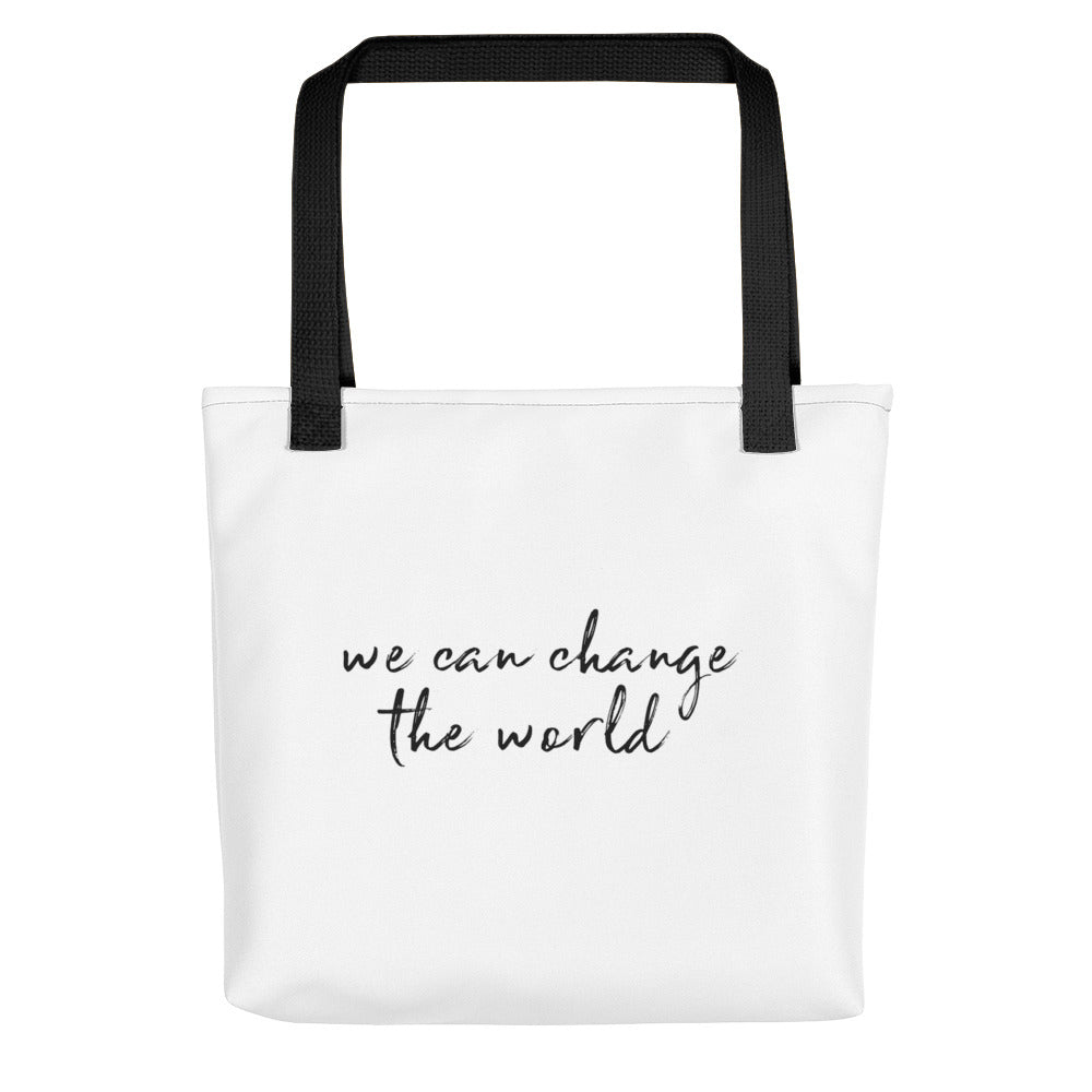 Download We Can Change The World Tote bag - MoonFlowerStickers