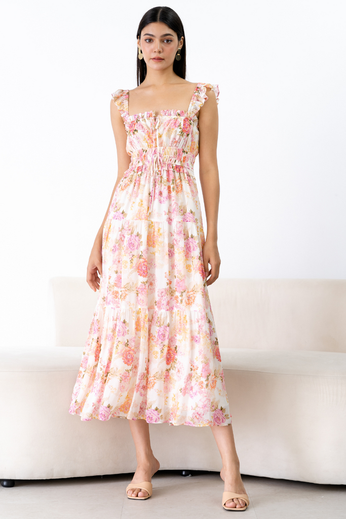 Soho Mixer Dress in Peonies Bloom by Yumi Kim – Country Club Prep