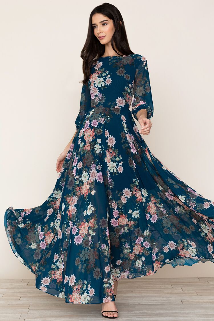 Woodstock Ink Maxi Dress – YUMI KIM