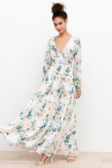 Floral Maxi Dresses | Silk Maxi Dresses – YUMI KIM