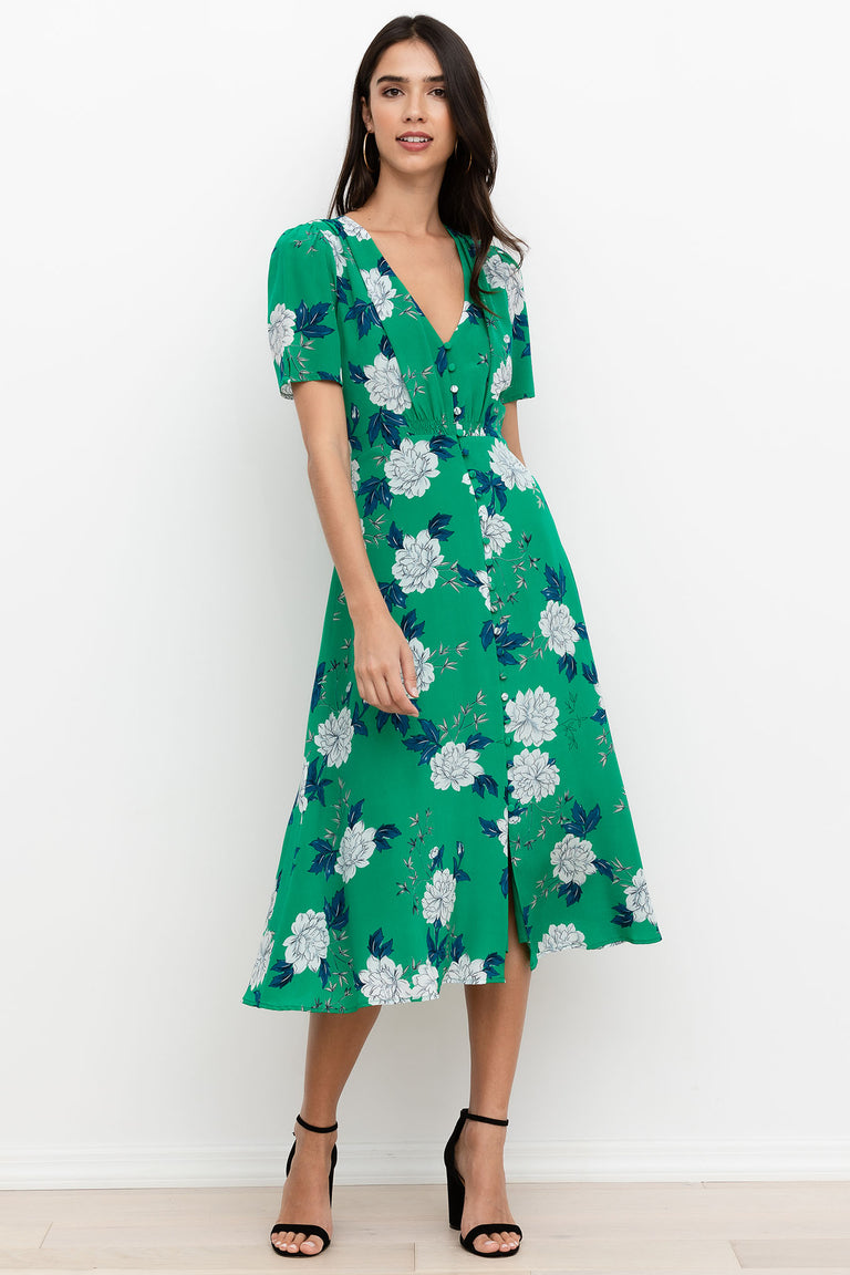 ELEANOR SILK DRESS – YUMI KIM