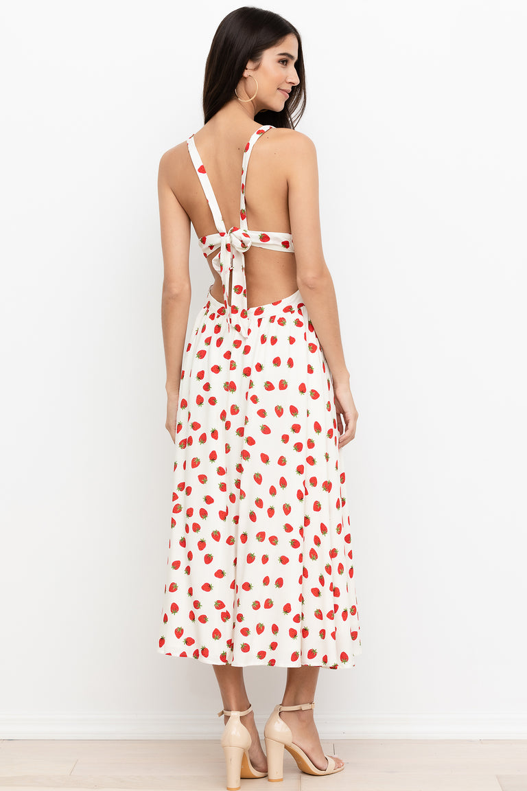 yumi polka dot dress