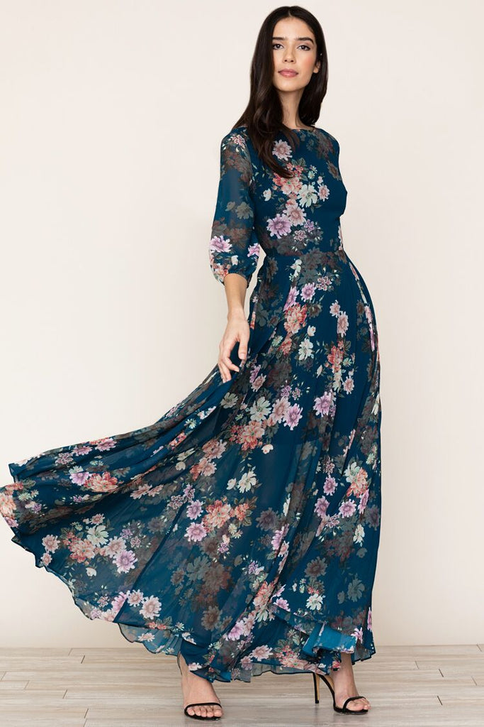 Woodstock Ink Maxi Dress – YUMI KIM