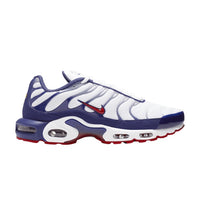 nike air max plus white gym red