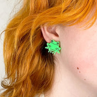 Frog Post Earrings