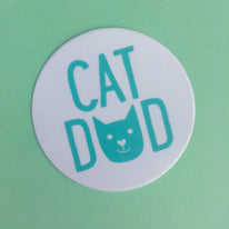 Cat Dad Sticker