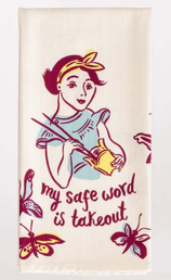 Safe Word Dish Towel