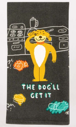 The Dog’ll Get It Dish Towel
