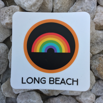 Long Beach Rainbow Sticker