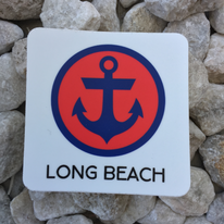 Long Beach Anchor Sticker
