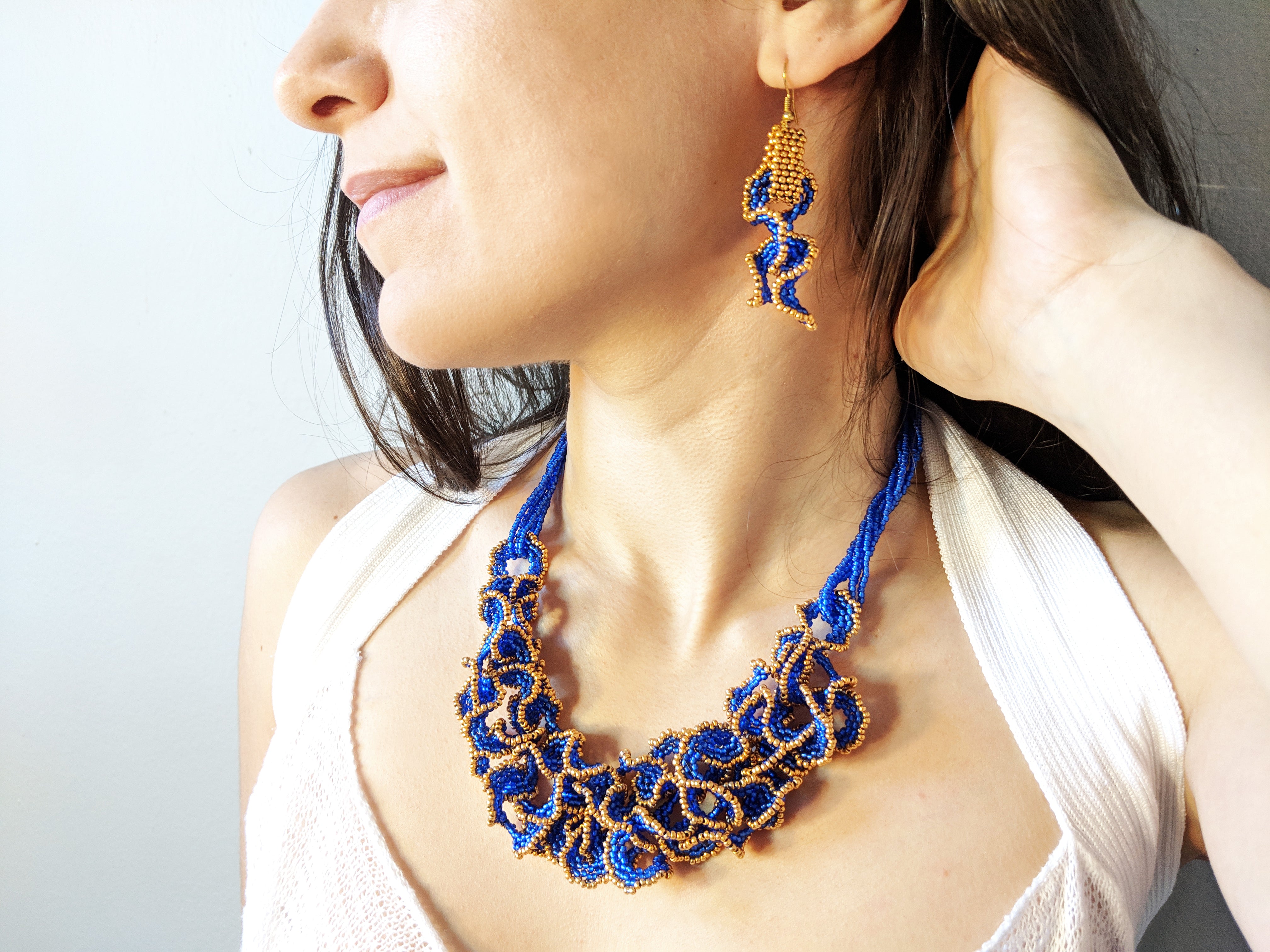 blue coral jewelry