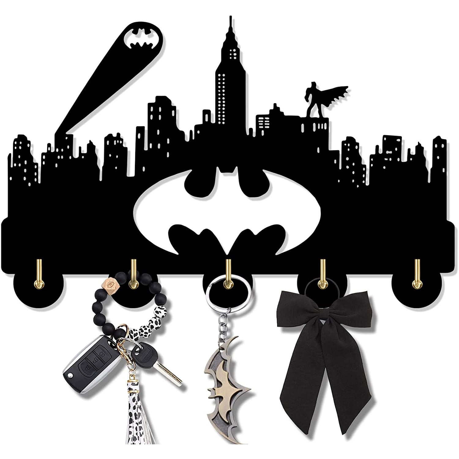 Gancho para llaves de Batman para pared, soporte decorativo de Batman para  pared, organizador de llaves montado en la pared para pasillo de entrada,  regalo para amantes de Batman - La Tienda