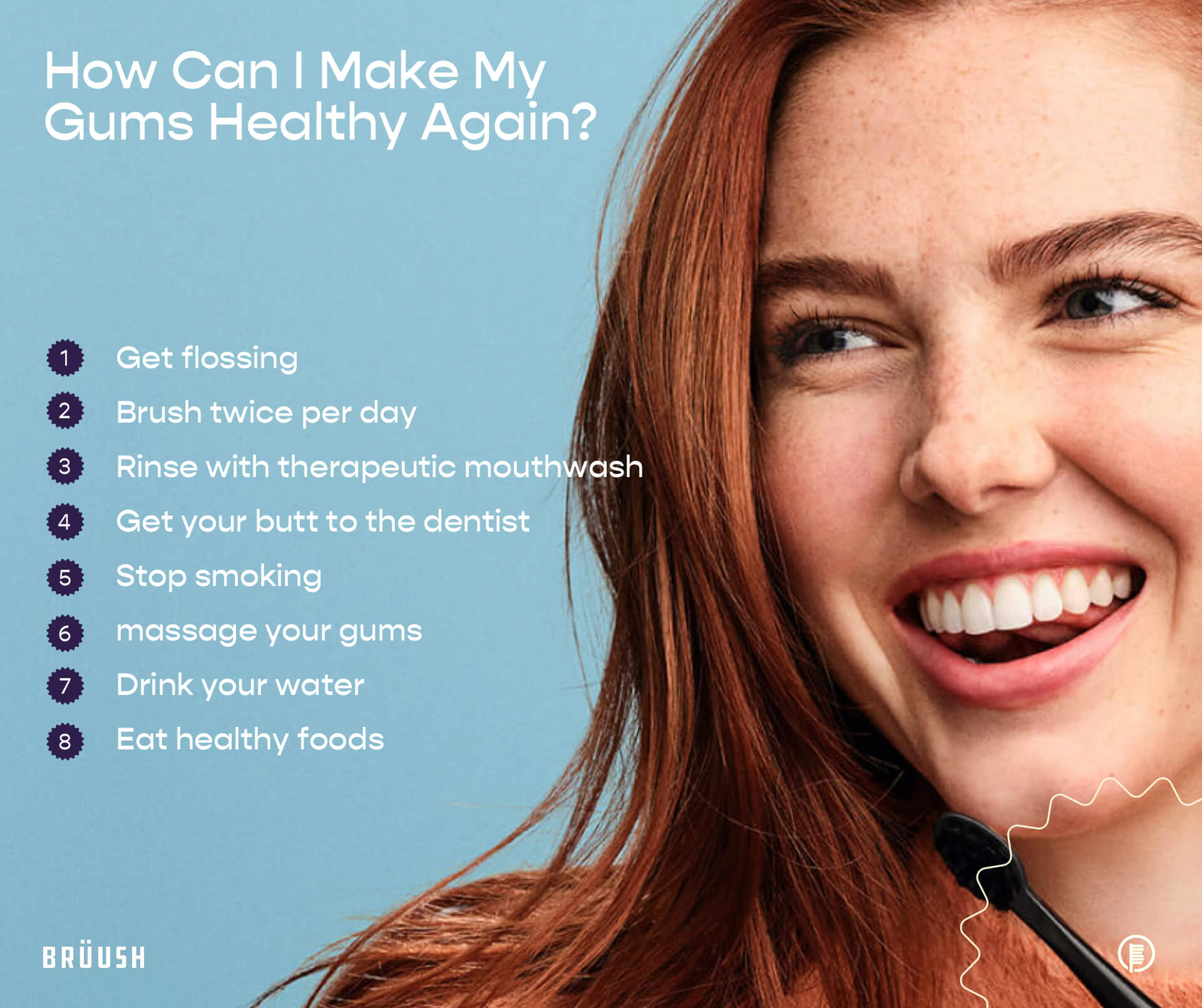 Healthy Gums Checklist (How to tell if your gums are healthy):