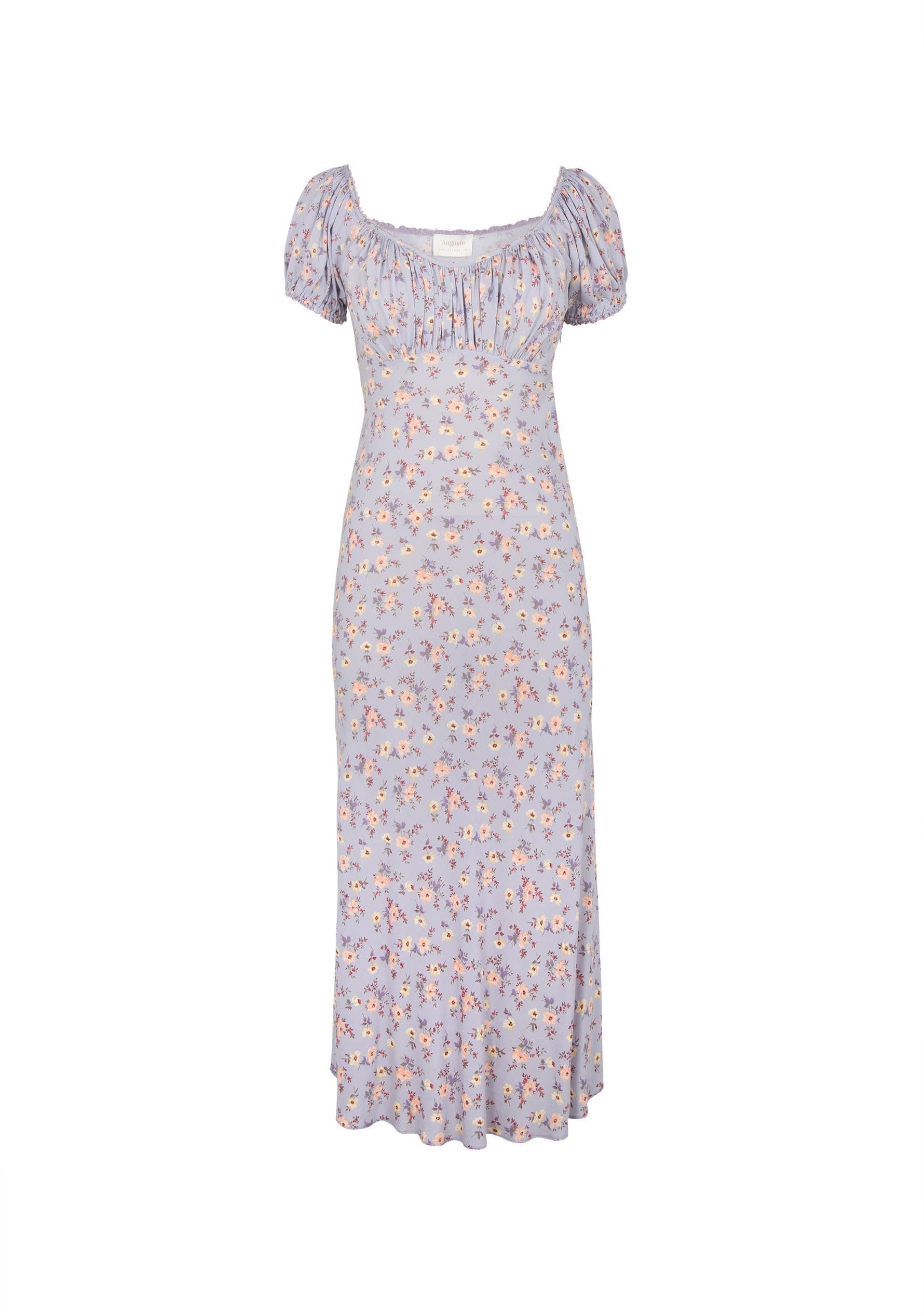Eloise Penn Midi Dress Violet | Auguste The Label