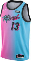 Nike Basketball NBA Miami Heat Swingman jersey in pink/blue