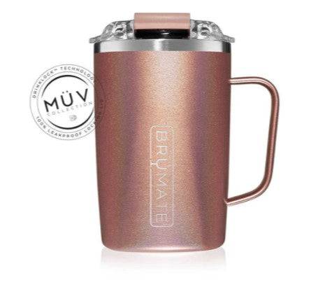 BruMate 25 oz. Rehydration Bottle (Glitter Rose Gold)