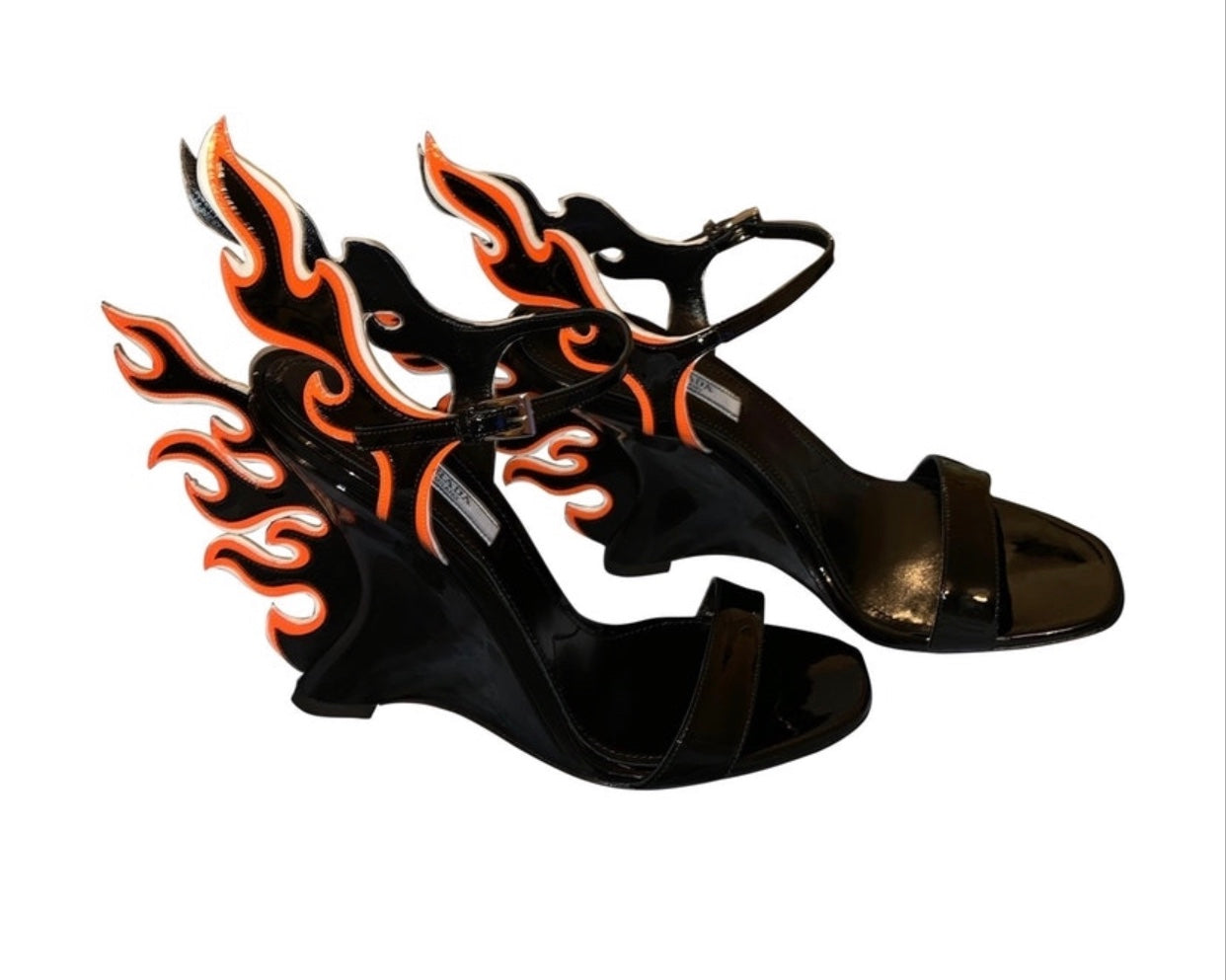 Prada Flame Sandals – Dyva's Closet