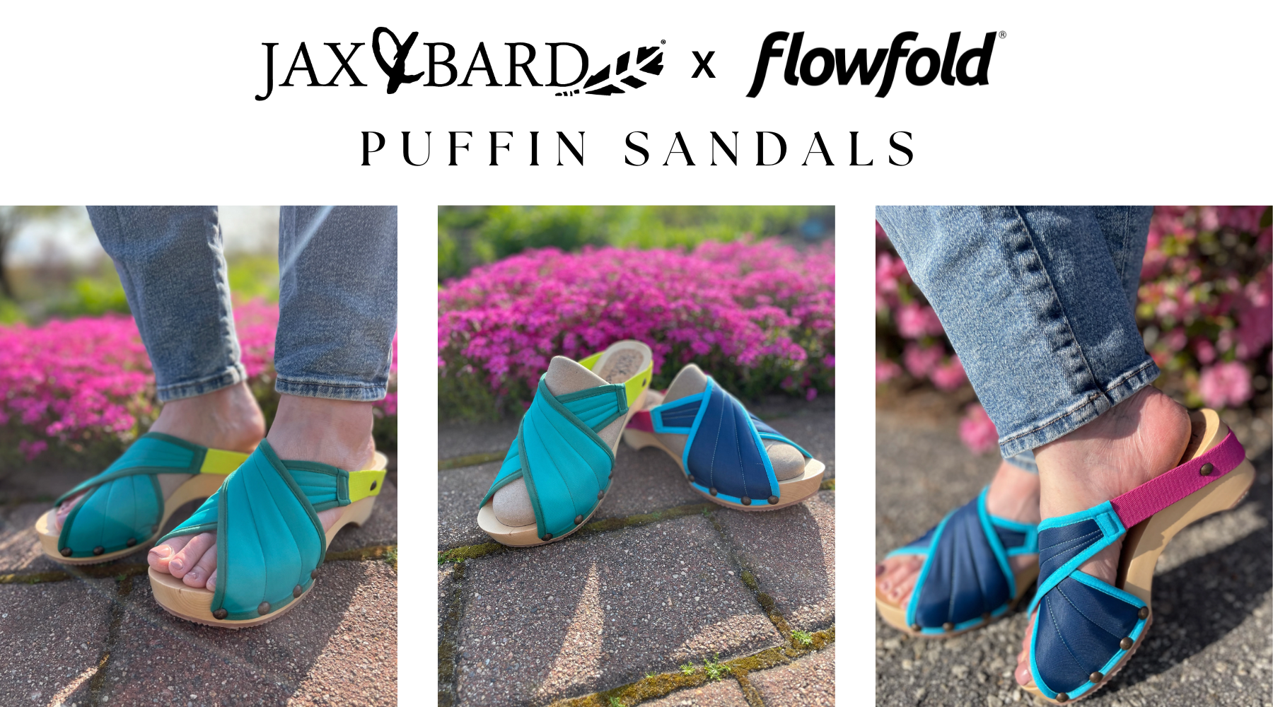 Jax-and-bard-x-flowfold-puffin-sandal-collab