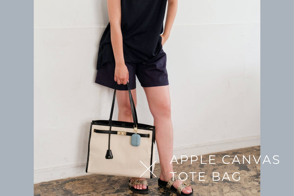 Apple Canvas Tote Bag