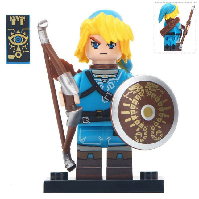 LINK ZELDA G Custom Printed Lego Minifigure! Game