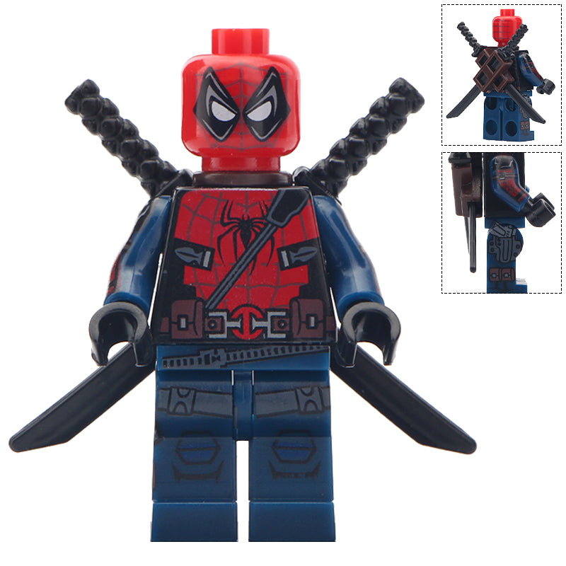 Spider-Man X Deadpool Custom Marvel Superhero Minifigure – Minifigure Bricks