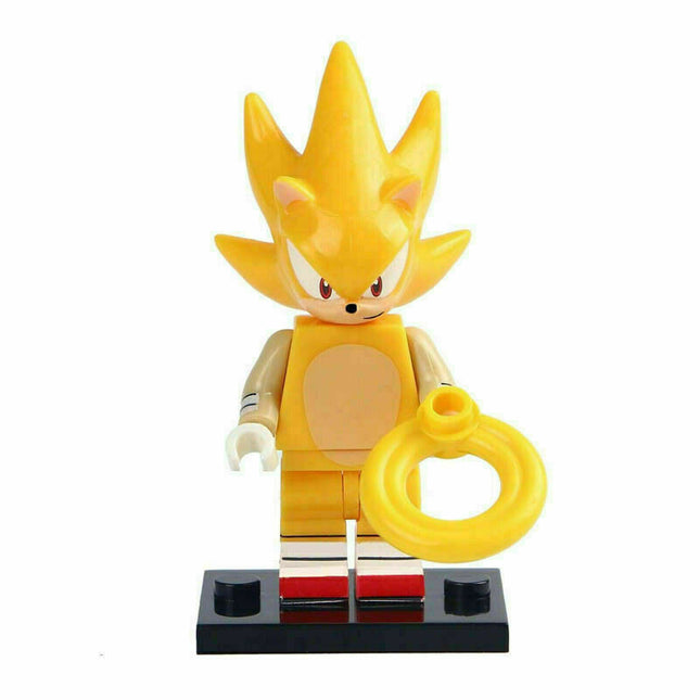 Custom Lego Compatible Super Sonic Minifig – Dx Games & More